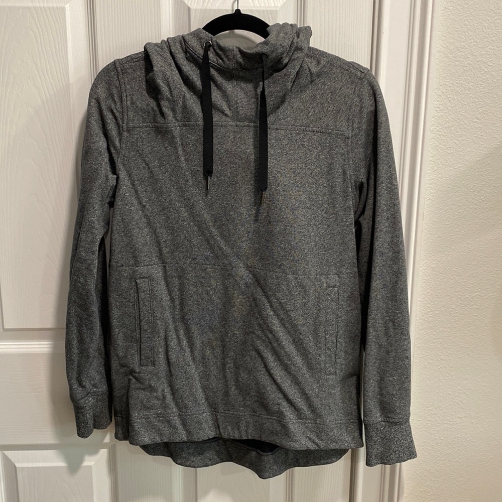 Lululemon Grey Hooded Sweatshirt Size 6